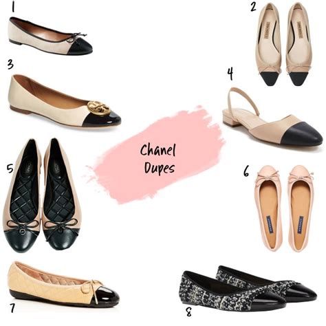 chanel flat shoes dupes|chanel quilted ballet flats.